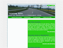 Tablet Screenshot of leasing-auto.it